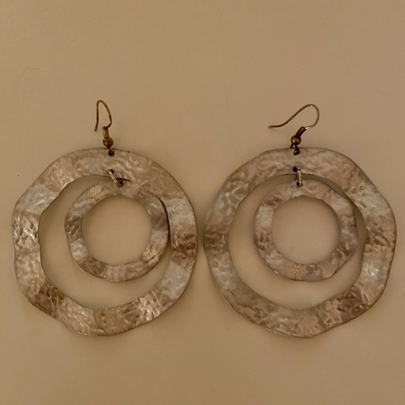 Handmade in Italy silver earrings - Picture 1 of 3